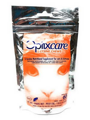 Image of Optixcare L-Lysine Chews for Cats 60 Count