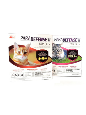 Image of ParaDefense II Topical for Cats 4 Applications