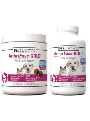 Image of ArthriEase Gold Tablets and Soft Chews for Dogs and Cats