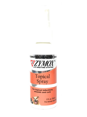 Zymox Topical Spray Hydrocortisone Free -2 oz bottle