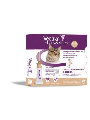 Image of Vectra for Cats & Kittens Under 9 lbs, 3 Doses