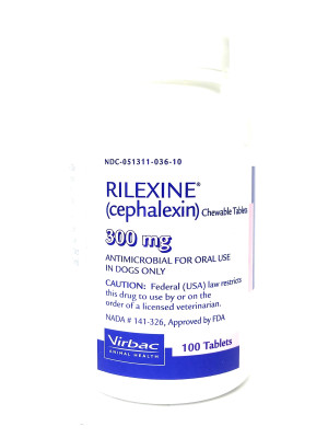 Rilexine [cephalexin] Chewable Tablets for Dogs