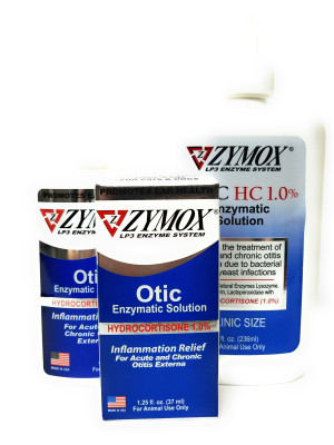 Zymox Otic Enzymatic Solution with 1% Hydrocortisone