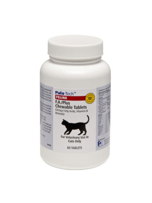 Image of Pala-Tech Feline F.A./Plus Chewable Tablets, 60 Count Bottle
