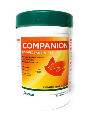 Image of Companion Disinfectant Wipes 160 Count