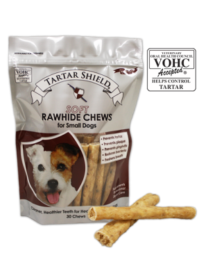 Image of Tartar Shield Soft Rawhide Chews for Dogs 30 Count