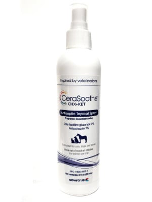 Image of CeraSoothe CHX+KET (Formerly PhytoVet CK) Antiseptic Topical Spray 8 oz