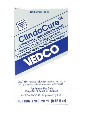 Image of ClindaCure [Clindamycin] Oral Liquid 25mg/ml 20ml