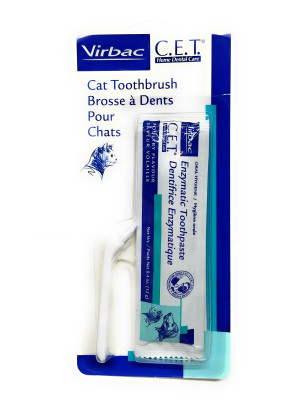 CET Cat Toothbrush with Poultry Toothpaste