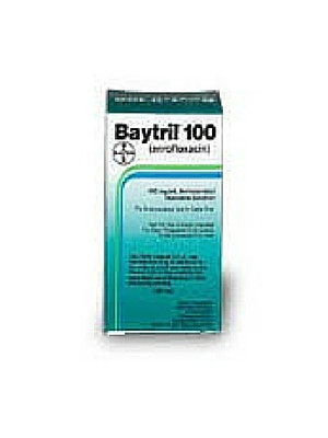 Baytril 100 Injectable Large Animal