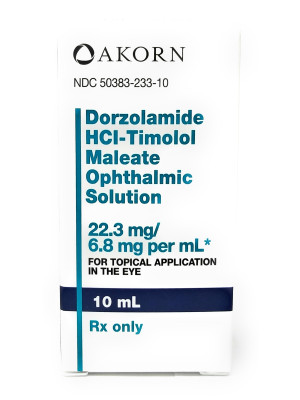 Image of Dorzolamide HCl 2% with Timolol 0.5% Ophthalmic Solution 10ml