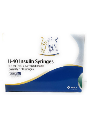 Vetsulin U40 Disposable Syringes