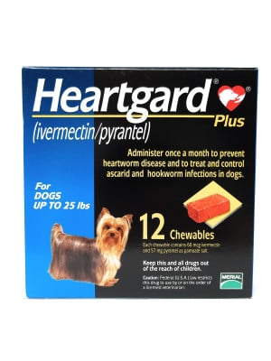 Image of Heartgard Plus for Dogs Up to 25 lbs, 12 Doses