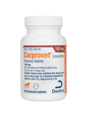 Image of Carprovet 100 mg Chewable Tablets, Single Count