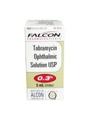 Image of Tobramycin Opthalmic Solution 0.3%, 5ml Bottle